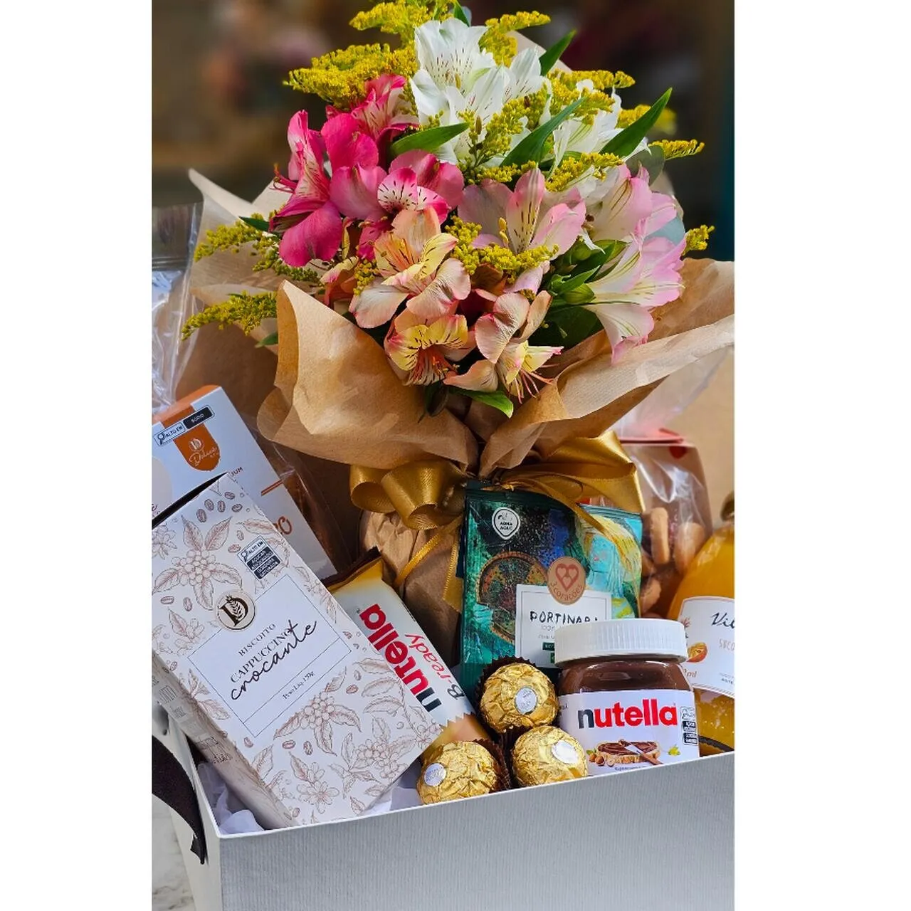 Cesta Café Astromélias